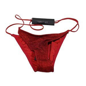 Triangl Swimwear Bikini Bottoms in Ruby Sparkle